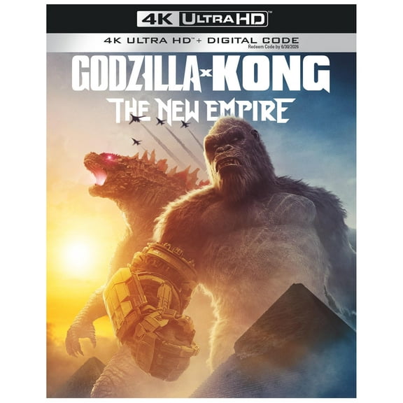 Godzilla x Kong: The New Empire (4K Ultra HD   Digital Copy), Warner Bros,, Action & Adventure