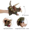 thumbnail image 3 of FiGoal Fire Spraying Triceratops Hand Puppet Toy with Roaring Sound, 3 of 8