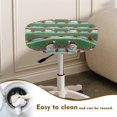 thumbnail image 4 of Chririnla Christmas Snowman Pattern Round Bar Stool Slipcovers, Waterproof Round Stool Covers Soft Polyester Vanity Seat Cushion Cover for Kitchen, 4 of 6