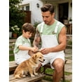 thumbnail image 6 of Denim Overalls for Men Jean Shorts Jumpsuit Work Bibs Coveralls with Zipper(White,2XL), 6 of 13