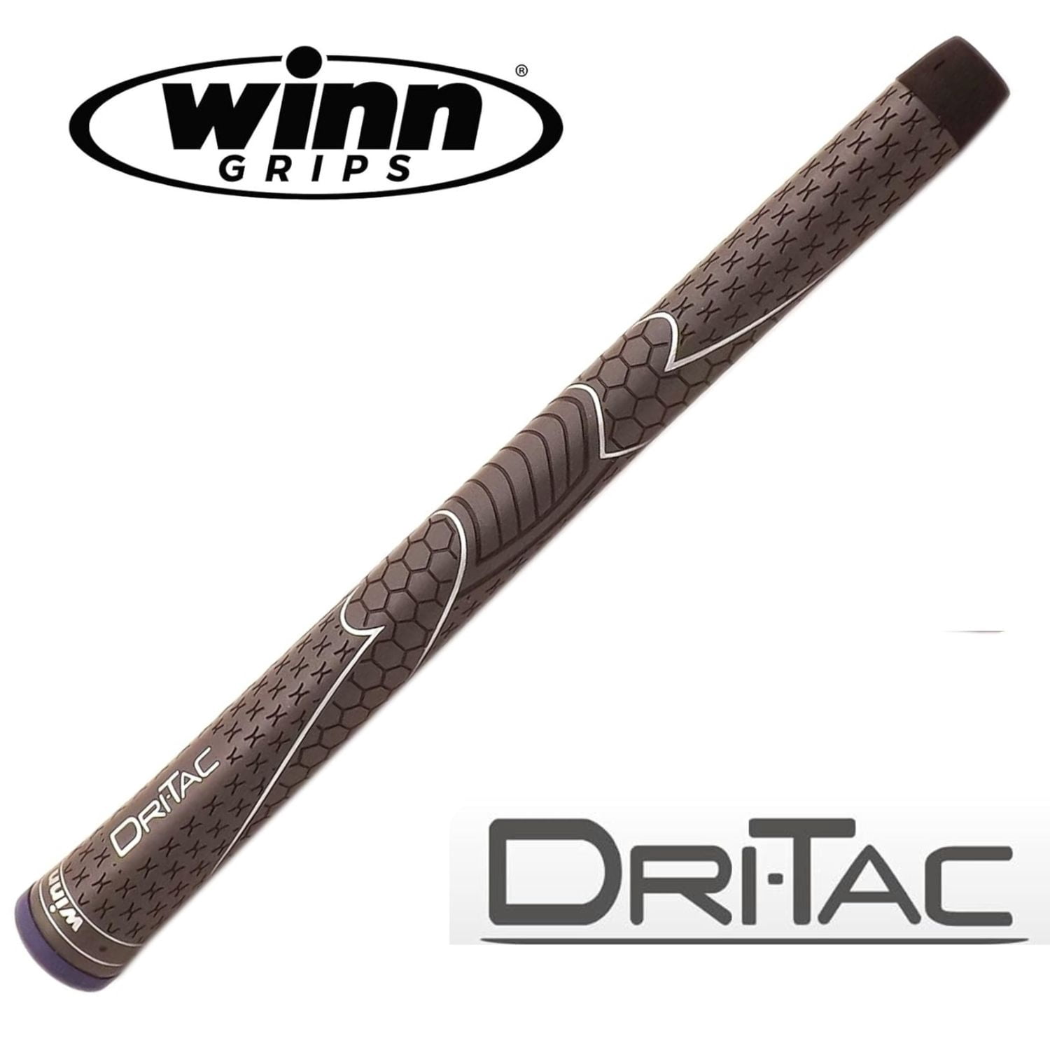 Winn Dri-Tac AVS 6DT-DG Soft Midsize Golf Grips - 13 Piece Performance Bundle