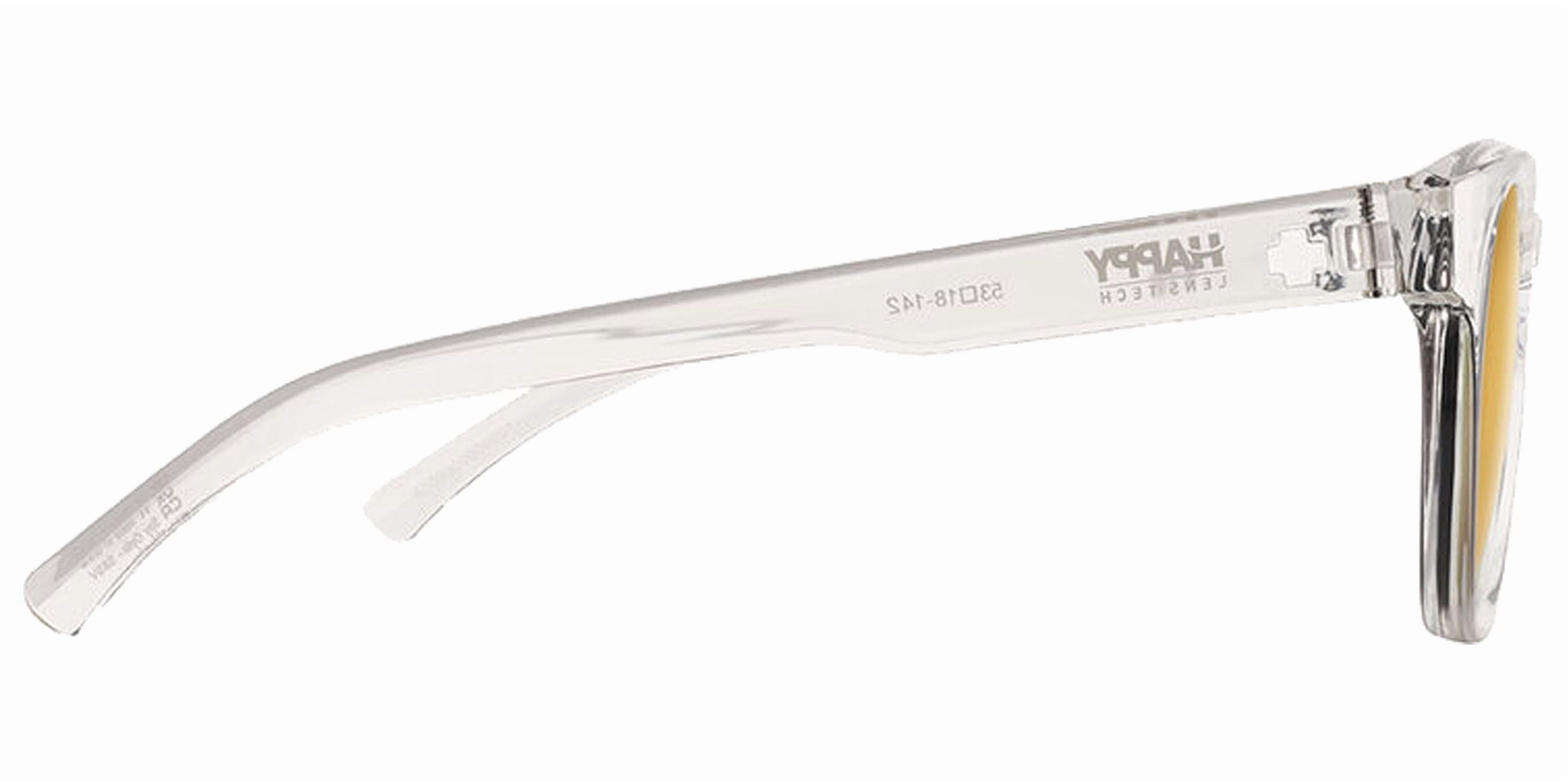 Spy Optics Cedros Crystal Soft Square Sunglasses with Mirror Lens - 6700000000201