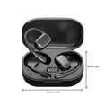 thumbnail image 3 of asxite Wireless Earbuds,Bones Conduction Bluetooth V5.4 Earphones With Non In Ear Hanging Type Sports Digital Display And Long Battery Life Wireless Earphones,Black, 3 of 5