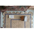 thumbnail image 3 of Chouhan Rugs Natural Jute Scalloped Rug Bohemian Rug Decor Rug Handwoven Rug Custom Rug Decorative Rug, 3 of 5