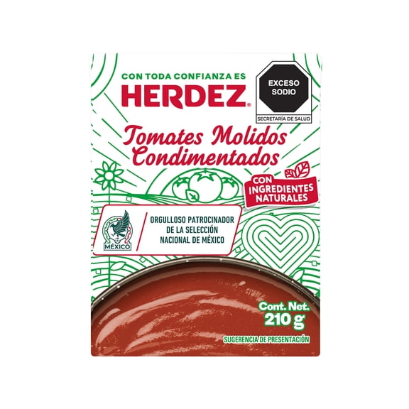 Tomates molidos Herdez condimentados 210 g