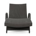 thumbnail image 3 of 2 Pcs Chaises de Patio Ajustables en Rotin PE Chaises Longues en Osier pour l'Extérieur Plage au Bord de la Piscine Bain de Soleil, 3 of 17