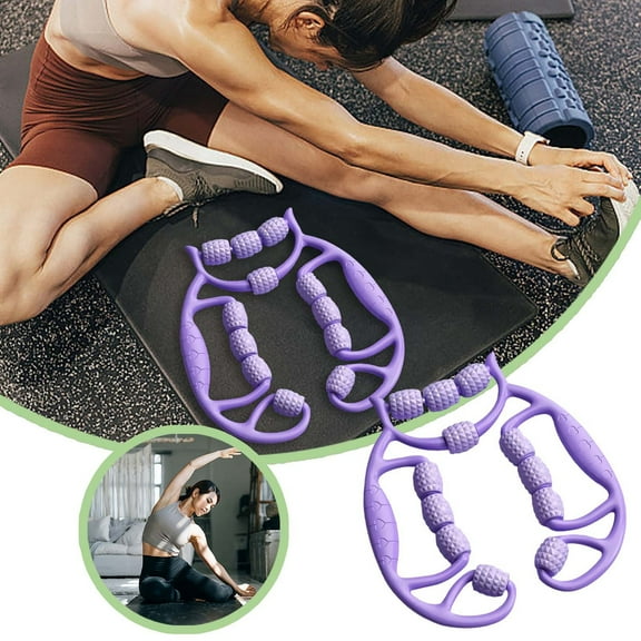 12 Wheel Leg Slimming Massager TPE 360 Degree Centripetal Compression Portable for Calf Muscle Relaxation Edema Relief Thigh Buttocks Massage
