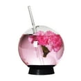 thumbnail image 2 of 1PCS Spherical Crystal Ball Cocktail Glass with Straws,14Oz Cocktail Drinks Glass Cup with Sippy,Crystal Juice Glasses for Cold-Hot Drinks,Parties,Whiskey, 2 of 4