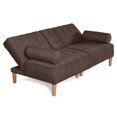 thumbnail image 4 of Sofá Cama Con Portavasos De Velvet Chocolate Modelo Zambroni, 4 of 8