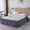 Dark Grey, variant on ERDOUY 15in Drop Easy-Install Queen Bed Skirt, 60*80in Soft Ruffled Dust Ruffle, Durable Dark Grey 1 Piece Bedroom Decor