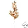 thumbnail image 3 of Vickerman 36" Gold Glitter Pine Cone Artificial Christmas Spray. Includes 3 sprays per pack., 3 of 3