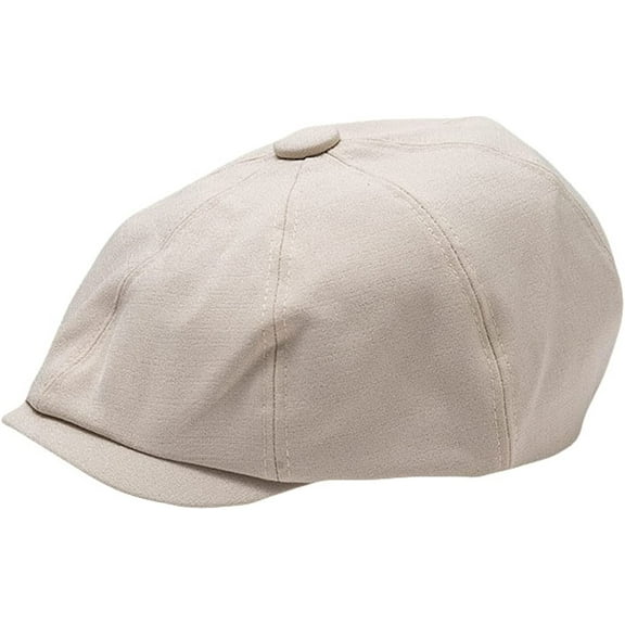 CoCopeaunts Newsboy Cap Short Brim Women Men's Casual Newsboy Hat Spring Autumn Retro Beret Hat Casual Hats Wild Octagonal Cap
