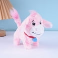 thumbnail image 6 of Interactive Walking Donkey Plush Toy,Realistic Braying Electronic Pet,Soft Stuffed Farm Animal Toy,Emotional Development Companion,Screen-Free Active Play,Creative Festival Birthday Gift, 6 of 6