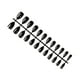 thumbnail image 3 of Juego de 24 piezas de uñas postizas Vogacara negro, 3 of 5
