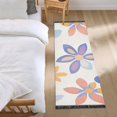thumbnail image 3 of Yayeee Runner Rug for Bedroom 2'x6' Machine Washable Hallway Non Slip Mat, Blue Retro Flower, 3 of 8
