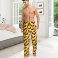 thumbnail image 4 of PISONIC Funny Mens Pajama Pants Lounge Men's Pajama Bottoms Soft Sleep Pants With Pockets Drawstring, 4 of 7