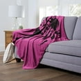 thumbnail image 2 of DC Comics Batman Batgirl Inked Kids Silk Touch Throw Blanket, 2 of 5