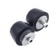 thumbnail image 2 of 2Pcs Black Rubber Bumper Cushion Hood Bump Stop Replacement for Wrangler YJ JK 1987-2018, 2 of 5