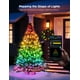 thumbnail image 5 of Luces navideñas Govee RGBWIC de 66 pies y 200 LED con mapeo de formas, 5 of 9