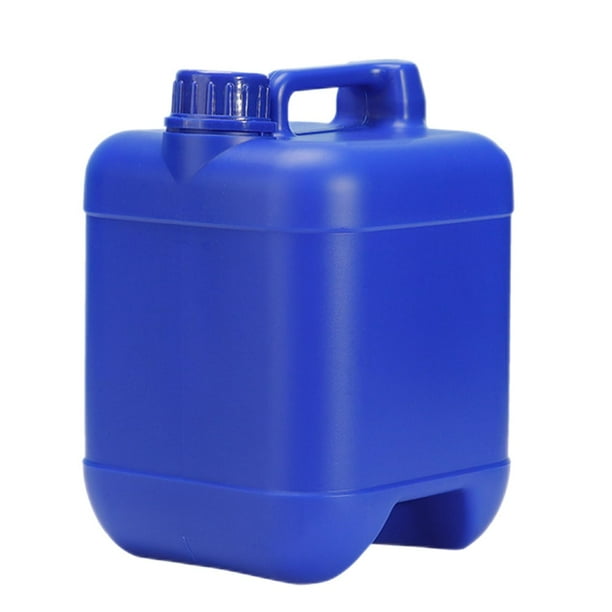Jarra de plástico portátil HDPE Manija ergonómica cuadrada con tapas de 45 mm Contenedores de botellas de para almacenamiento de , azul