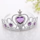 thumbnail image 4 of Tiara para niños, corona de princesa de plástico, varita mágica, tocado, diadema, 4 of 5