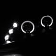 thumbnail image 4 of Spec-D Tuning LED Dual Halo Jdm Black Projector + Tail Brake Lamps Compatible with 2006-2011 Honda Civic 4Dr Left + Right Pair Headlamps Assembly, 4 of 7