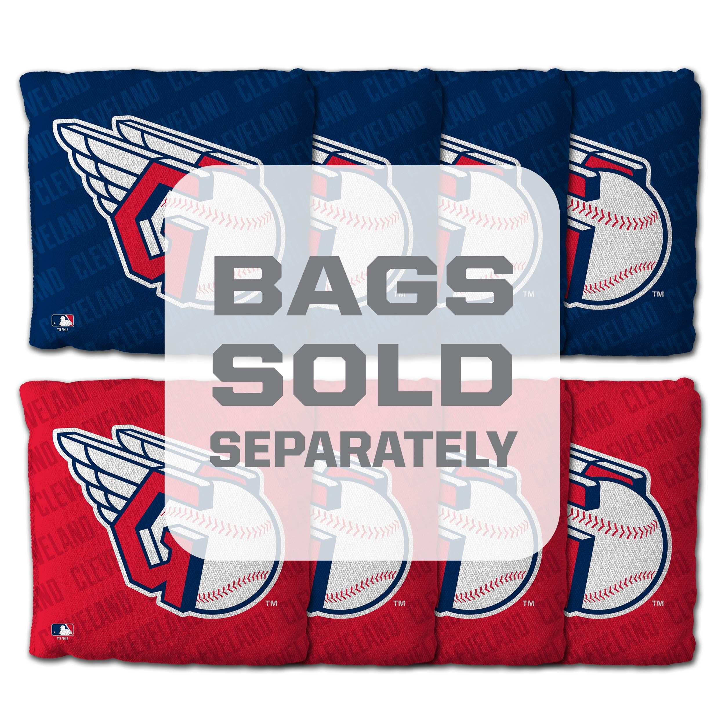 YouTheFan MLB Cleveland Guardians 2' x 3' Cornhole Game No Bags