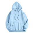 thumbnail image 6 of LEKDFST Trust In the Lord Oversized Hoodies for Women Christian Jesus Inspirational Sweatshirts Religious Graphic Pullover Tops Light Blue XXL, 6 of 7