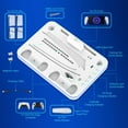 thumbnail image 4 of Sehawei PS5/PS5 Slim Stand and Cooling Station with RGB Lighting and 3 Level Cooling Fan,Charging Dock for PS5 Edge Controller and PS Portal,Remote Control and Headset h, 4 of 7