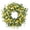 Yellow White, variant on Yellow Daisy Wreath 16 Inch Spring Summer Wreath Fake Silk Floral Wreath with Green Eucalyptus Leaves and Lavender for Front Door Window Wall Wedding Farmhouse Festival Decor