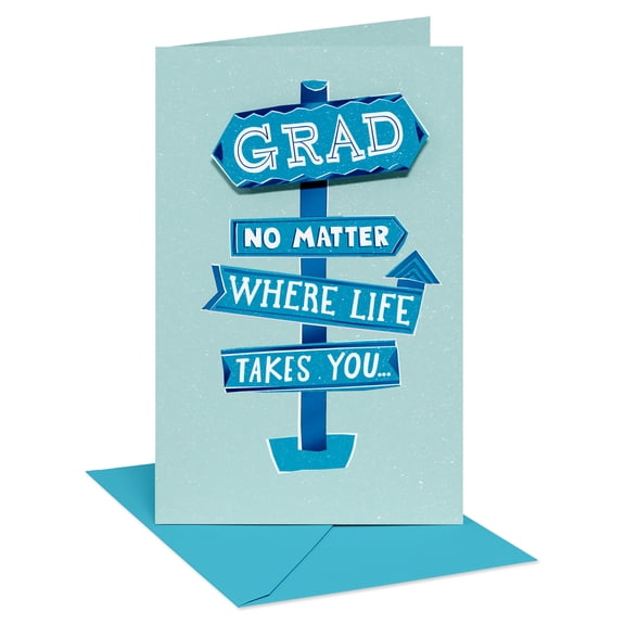 American Greetings Graduation Card for Any Graduate (Lots of Love Goes with You)