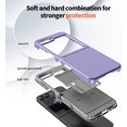 thumbnail image 3 of for Samsung Galaxy Z Flip 6 Case, Hinge Protector and Shockproof TPU and Microfiber for Samsung Galaxy Z Flip 6 (Purple), 3 of 12