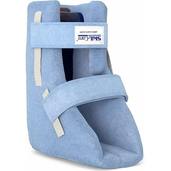 Skil-Care Heel Float Boot, Medium, 4" Wide - Zero Heel Pressure, Cooling Gel Pack, Cozy Cloth Inner Cover, 503035