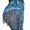 Blue, variant on Women's Summer Skirts Women's Glitter Straps Splicing Tassel Grid Half Skirt White M