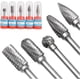 thumbnail image 2 of 5PCS 610mm Double Cut Rotary Burrs Tungsten Carbide Die Grinder Bit 6.35mm Cylindrical Shank Rotary Engraving Burrs For Woodworking, Metal Polishing, 2 of 5