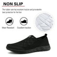 thumbnail image 4 of Mens Breathable Sneakers Lightweight Comfortable Casual Fitness Shoes Non-slip Flat Outdoor Walking Shoes Black 11.5 US, 4 of 7