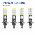 thumbnail image 2 of 4pcs H1 6000k Super White 80w Led Headlight Bulbs Kit Fog Driving Light, 2 of 4