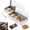 2PCS, variant on Universal Stainless Steel Grill Smoker Box, Heavy Duty, Hinged Lid, Wood Chip Smoking Shell for Gas or Charcoal Barbecue Cooking