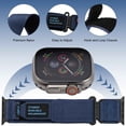 thumbnail image 4 of Watch Band Compatible with Apple Watch 41mm 40mm 38mm, Rugged Nylon Sports Straps for iWatch Ultra 2/Ultra Series 9/8/7/6/5/4/3/2/1/SE Men Women, 4 of 8