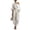 White, variant on Sheghy Workout Set 100%Cotton Women Off Shoulder Asymmetric Top & Cuffed Jogger Long Pants 2 Piece Outfit