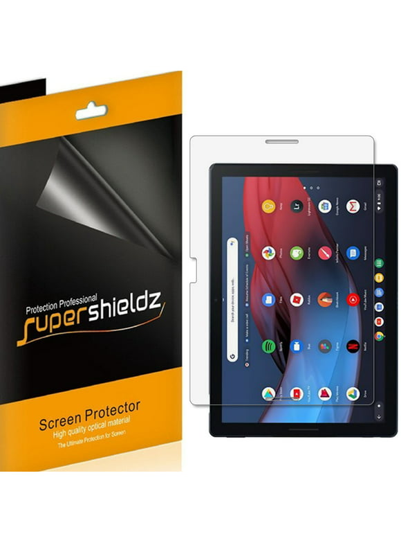 [3-Pack] Supershieldz for Google Pixel Slate Screen Protector, Anti-Bubble High Definition (HD) Clear Shield