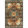 thumbnail image 4 of MeyJey Washable Area Rugs 8'x10' Maroon/Orange/Green, Non Slip Vintage Traditional Soft Large Rugs for Living Room Bedroom Retro Home Decor Carpet, 4 of 13