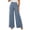 Gray, variant on hlysgo Women's Wide Leg Pants Elegant High Waisted Asymmetrical Pant Business Casual Dress Trousers with Pockets Navy,2xL