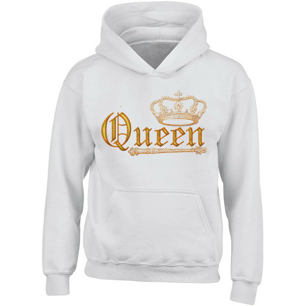 Tiara Queens Are Born In MARCH HOODIE Sweatshirt Best Birthday WHITE Logo Queen Hoodie Sweater