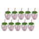 thumbnail image 3 of 10 Vasos Para Beber Con Y Diseño De Fresa Para Niños, Para Cumpleaños En El Hogar Hawaiano, Transparentes Claro, 3 of 8