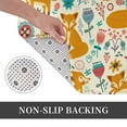 thumbnail image 3 of Non Slip Door Mat, Whimsical Fox Floral Garden Fast Drying Bath Tub Mats, Absorbent Bathroom Rugs Entrance Welcome Mat, Bath MatS for Tub, Floor, Home, Kitchen, Hotel,16x24in, 3 of 7