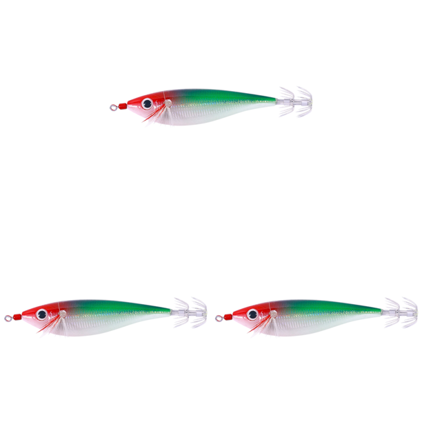 DQrwqpou Octopus Hooks Lure 10cm 10g Luminous Octopus Bait Tackle (Red Head Green Body)