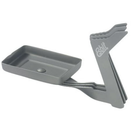 Esbit 11.5g (0.4 Ounce) Ultralight Folding Titanium Stove for Use with Solid Fuel
