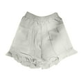 thumbnail image 4 of TRUBKH shorts for women athletic shorts for women cotton shorts for woman womens shorts casual bermuda shorts for women White L, 4 of 4