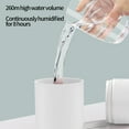 thumbnail image 5 of Portable Desk Humidifier, Cool Mist Humidifier for Home Bedroom Office Plants, Colorful Night Light, USB Powered, Quiet Operation, Water Shortage Protection, 8-Hour Continuous Humidification, 5 of 8